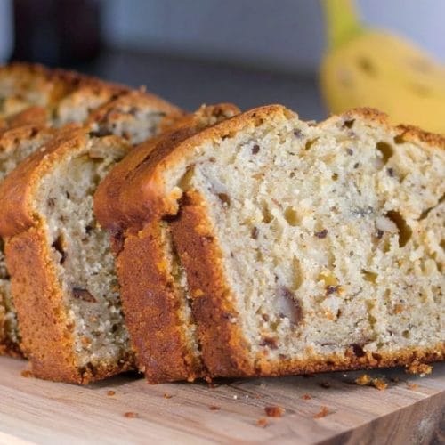 Banana bread is a classic dessert