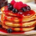 Best drop scones are topped with jam and berries