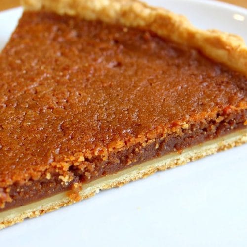 The original treacle tart with golden syrup
