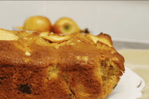 Recipe for apple and cinnamon cake