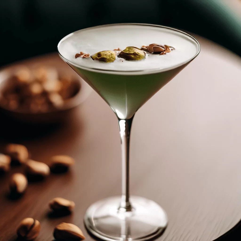 Easy pistachio martini recipe for beginners