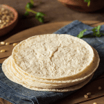 A stack of corn Mexican tortillas
