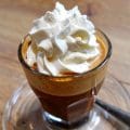 Italian espresso with cream is a popular coffee drink