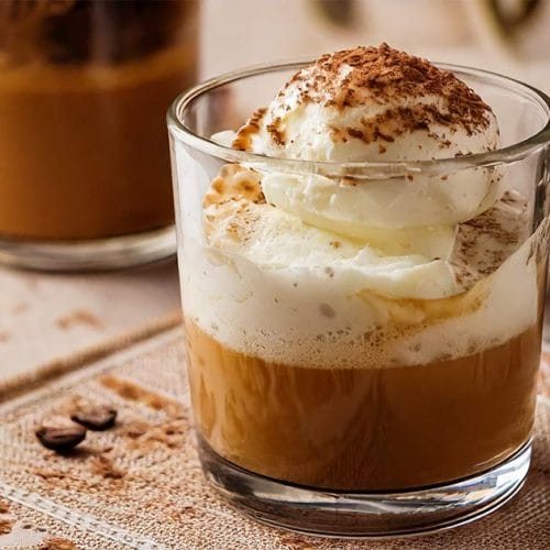 Simple and easy affogato dessert