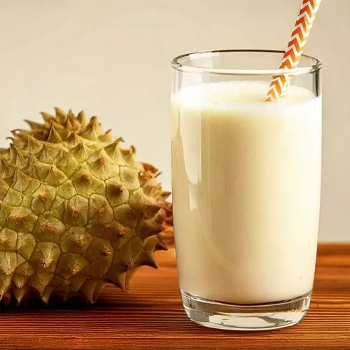 Simple tropical juice with soursop or guanabana