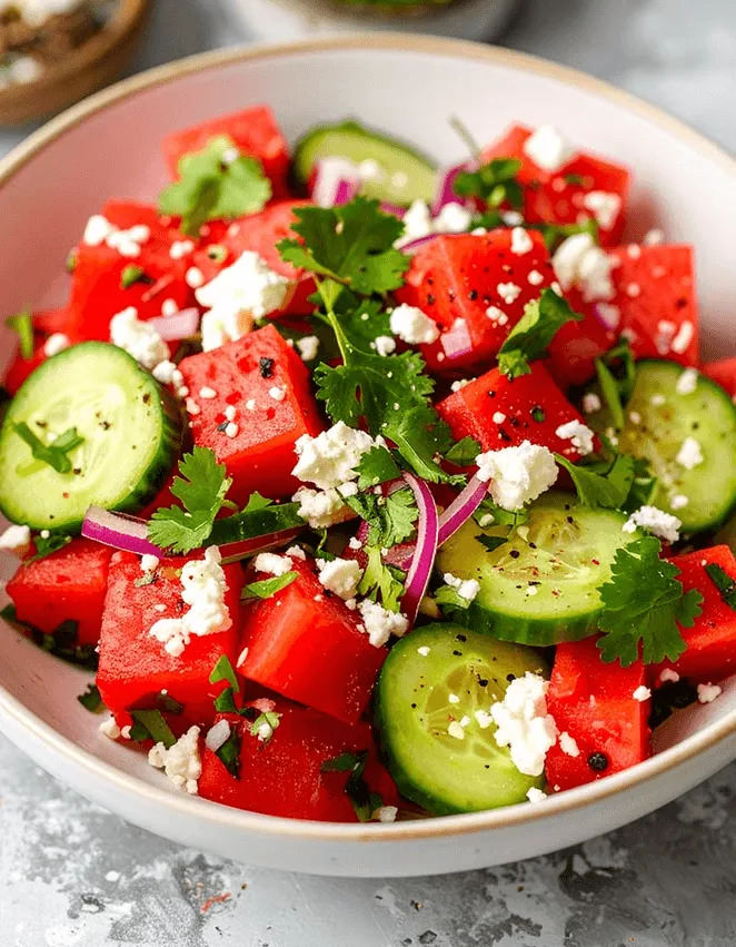 Healthy watermelon tajin salad watermelon with chamoy and tajin salad