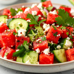 Refreshing watermelon tajin salad for the summer