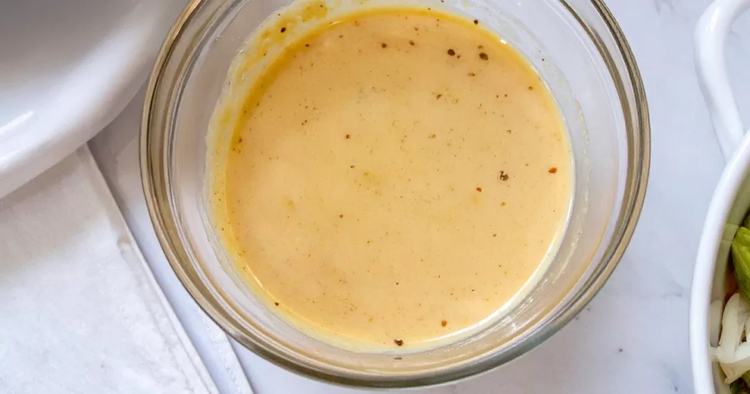 Thin and light French vinaigrette