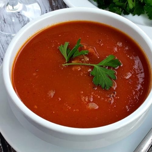 Easy bloody mary tomato soup recipe