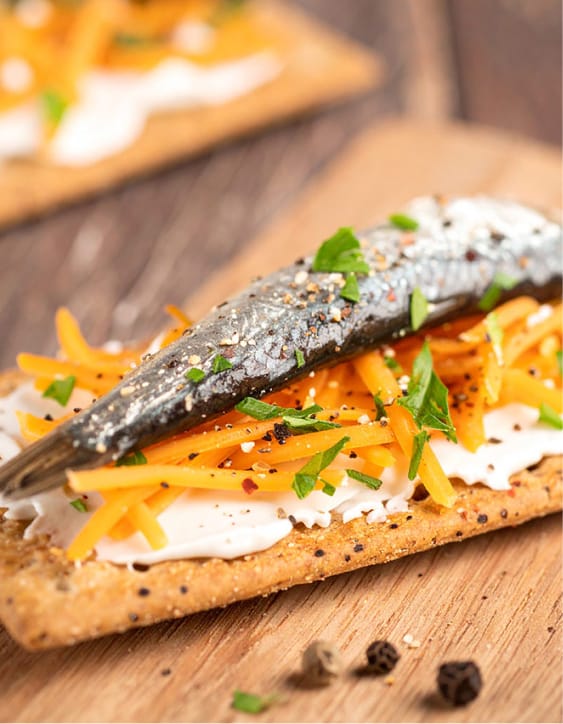 Easy recipe for Sardine Cracker Cheese