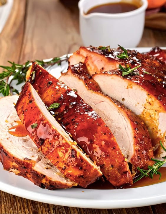 Easy Honey chipotle glazed turkey recipe