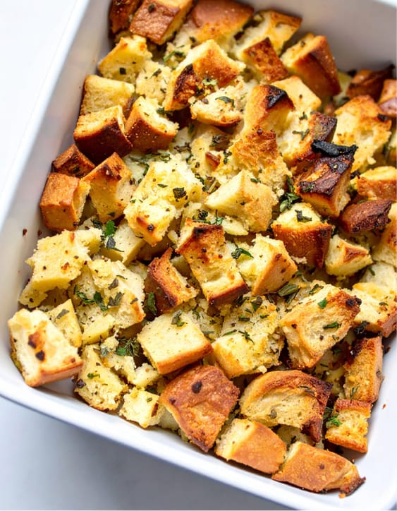 Classic stuffing is perfect for Thanksgiving