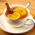 A cup of hot wassail for cozy days