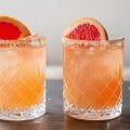 2 cups of paloma cocktails