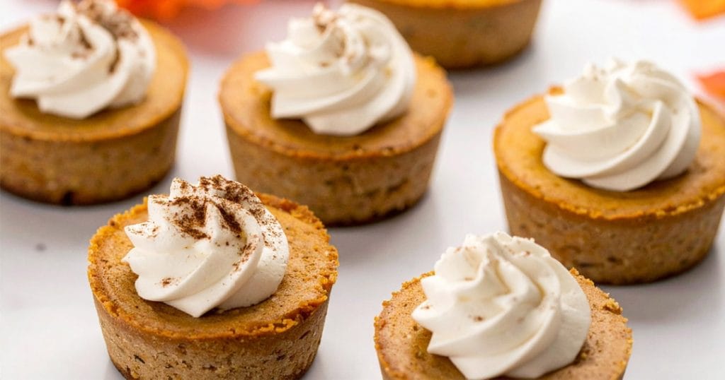 Simple mini Pumpkin Cheesecakes recipe