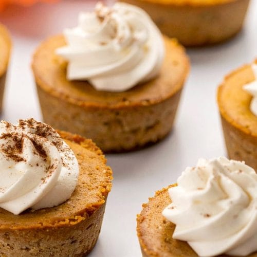 Simple mini Pumpkin Cheesecakes recipe