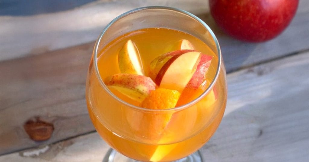 Best fall apple cider sangria recipe