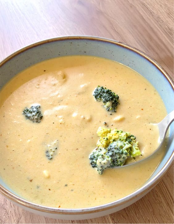 Easy Broccoli Cheddar Soup recipe