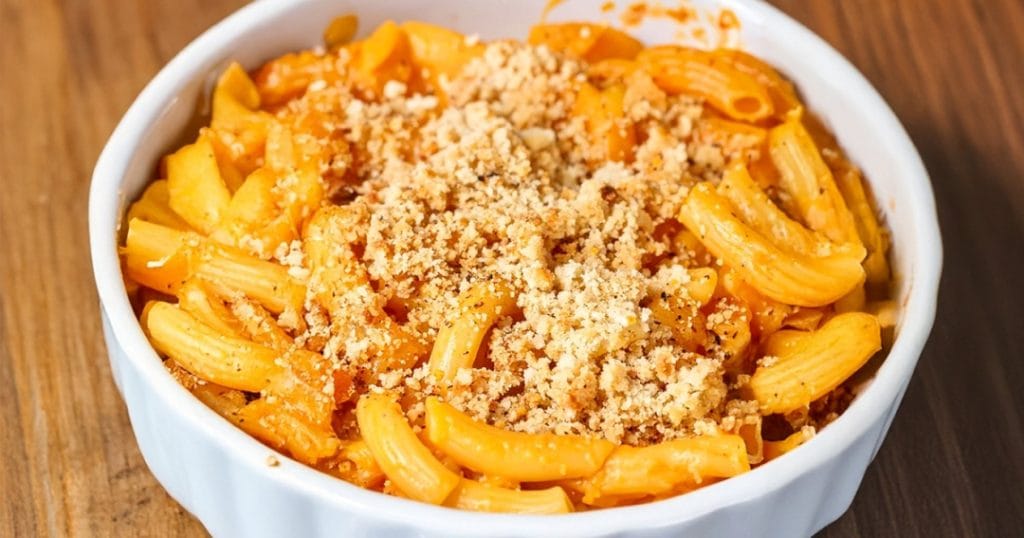 Rich and creamy Butternut squash mac and cheese