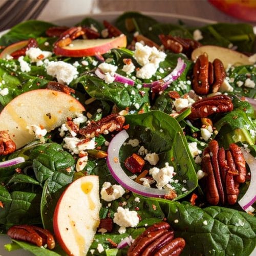 Easy spinach salad recipe
