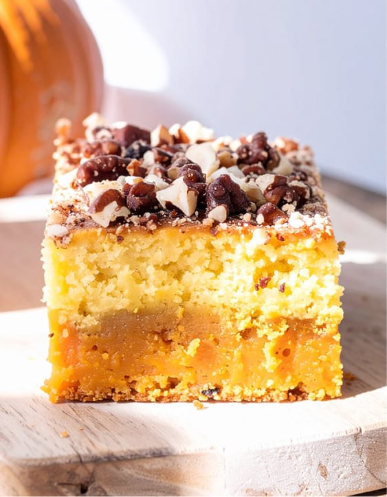 best Pumpkin Dump Cake recipe for fall