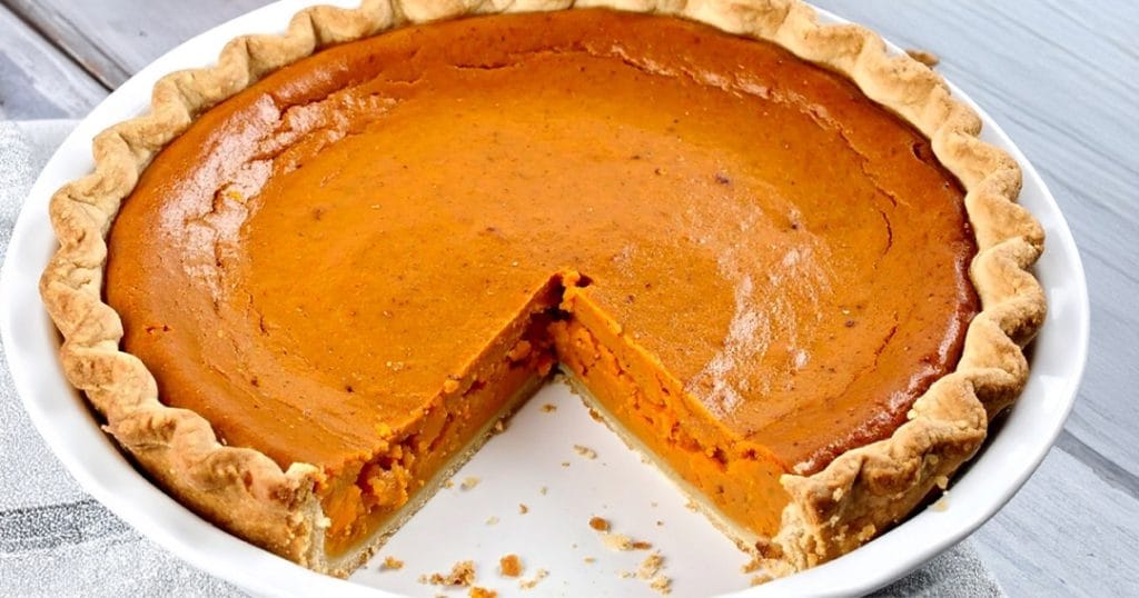 Easy sweet potato pie with pie crust