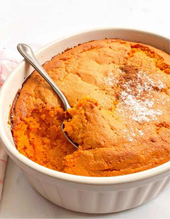 Light and airy sweet potato soufflé