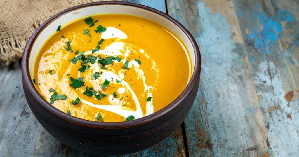 Creamy and easy sweet potato soup recipe