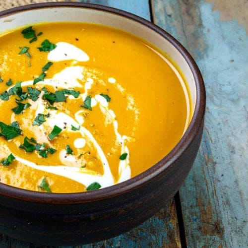 Creamy and easy sweet potato soup recipe