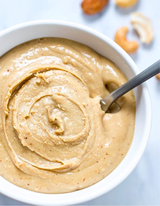 Creamy healthy Almond Cashew Butter recipe