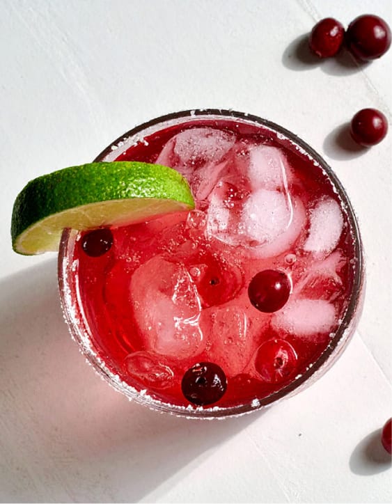 Easy and simple Cranberry margarita recipe