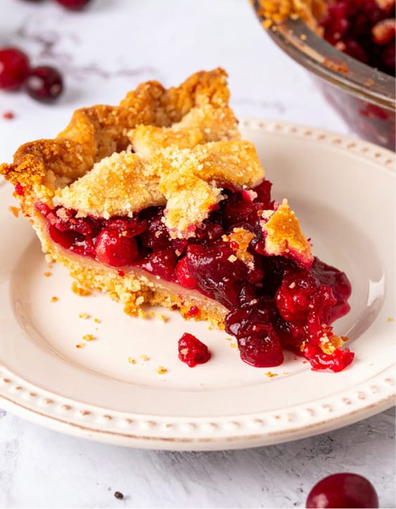 Simple cranberry pie recipe for holiday