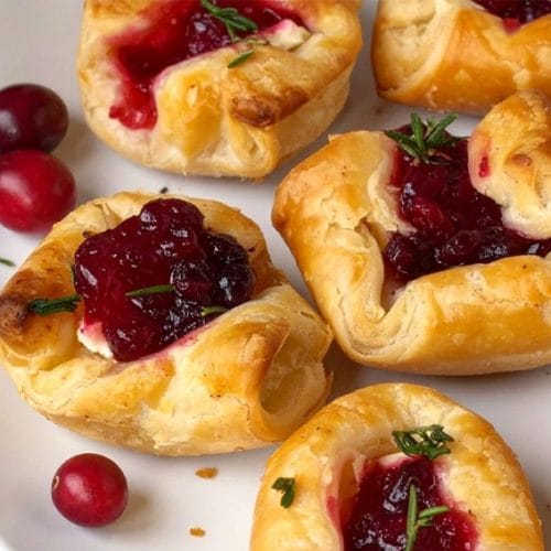 Best cranberry brie bites recipe