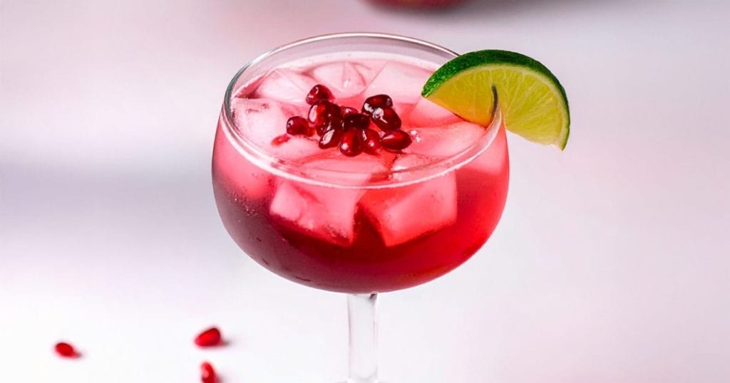 Pomegranate cocktail recipe with gin