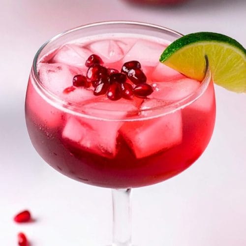 Pomegranate cocktail recipe with gin