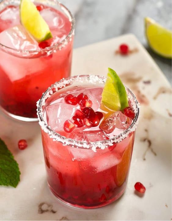 Easy pomegranate margarita recipe