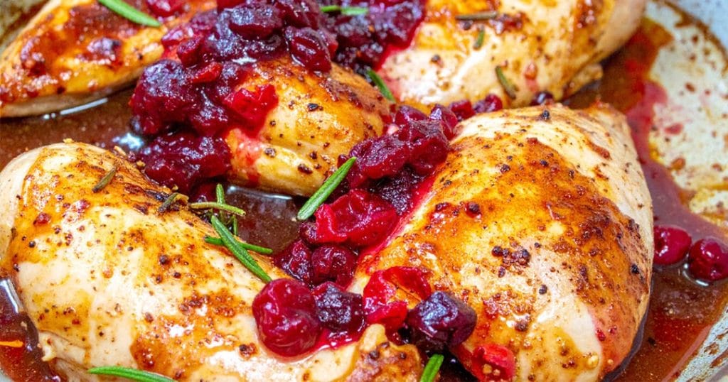 East cranberry chicken recipe with rosemary