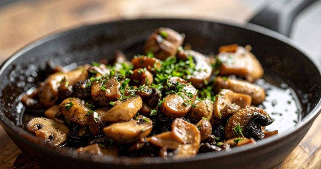 Easy Sauteed Mushrooms for pasta, rice, and more