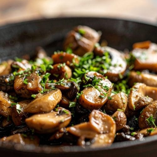 Easy Sauteed Mushrooms for pasta, rice, and more