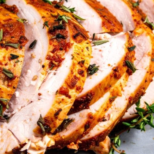 Easy turkey breast cooked with slow cooker